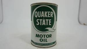 Net Contents 1 U.S. FL. Quart    QUAKER STATE  Motor Oil--RARE
