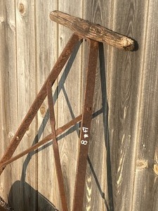 Antique Steel-Drum Lawn Roller