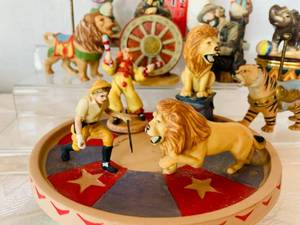 Circus Clowns and Performers Figurines Sword swallower, Coca Cola bear and clown plus 8 more