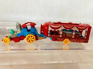 Circus Birthday Party Tablecloth, Candleholders, Hot Wheels Circus Steamer