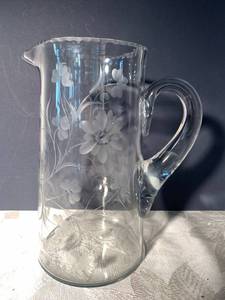 Antique Etched Glassware
