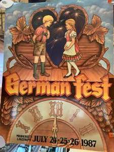 German Restaurant and Germanfest Posters