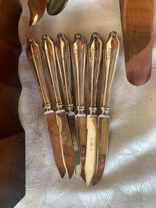 Silverplated flatware - full set for 12 plus