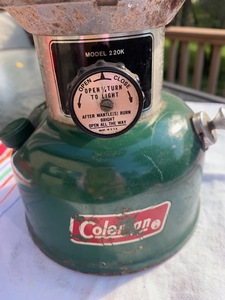 Vintage 80s Coleman Camping Lantern