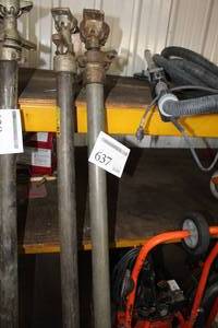 lot 637 image: Lot of (2) Wall Braces