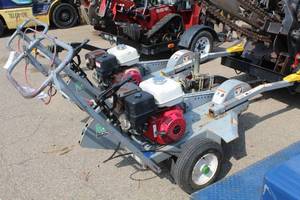 lot 531 image: Dosko 12 Stump Grinder Single Axle Trailer