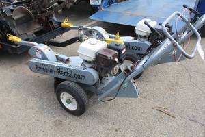 lot 532 image: Dosko 12 Stump Grinder Single Axle Trailer
