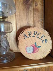 lot 24 image: Quaint Clock, Kerosene Lamp & More