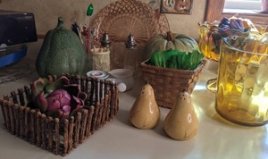 lot 55 image: Fall is Coming Lot of Fall Colored Kitchenware & Decor
