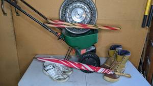 lot 325 image: Turf Manager Lot - Scotts Fertilizer Spreader, Sorel Boots, KSwiss Shoes & More