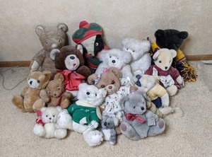 lot 98 image: Whimsical Teddy Bear Lot with Teddy Winks
