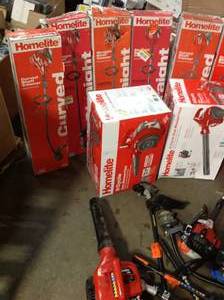 PALLET OF ASSORTED AND  MIXED POWER TOOLS  vARICUSTOMER RETURNS SEE PICTURES