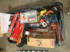 Lot of Mixed and Assorted Hand Tools Power Tools Customer Returns See Pictures