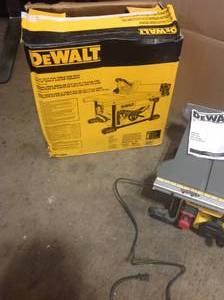 Dewalt Table saw  Customer Returns See Pictures
