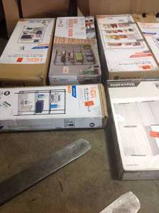 Lot of Storage Cabinets Customer Returns See Pictures