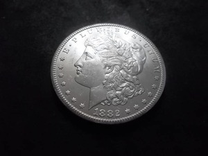 1882 CC  Morgan Silver Dollar