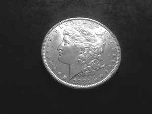 1881 S Morgan Silver Dollar