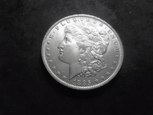 1885 O Morgan Silver Dollar