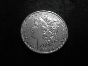 1890 S  Morgan Silver Dollar
