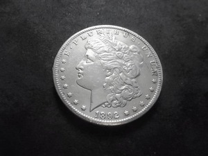 1892 CC Morgan Silver Dollar