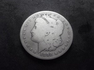 1892 S Morgan Silver Dollar