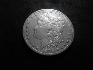 1896 S Morgan Silver Dollar