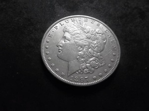 1897 O Morgan Silver Dollar