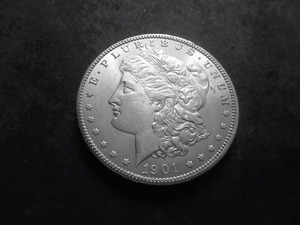 1901 O Morgan Silver Dollar