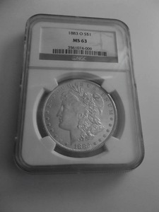 1883 O Morgan Silver Dollar