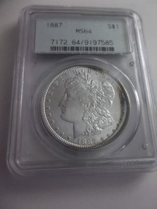 1887  Morgan Silver Dollar