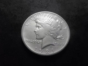 1921 Peace Silver Dollar High Relief