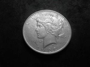 1922 D  Silver Peace Dollar