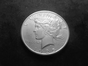 1925 Peace Silver Dollar