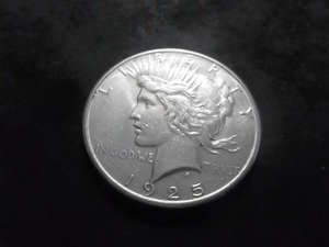 1925 S Peace Silver Dollar