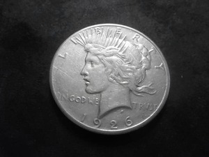 1926 Silver Peace Dollar