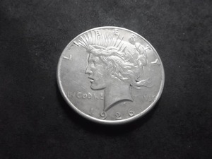 1926 S Silver Peace Dollar
