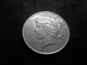 1927 D Peace Silver Dollar