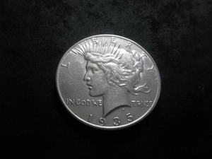 1935 Peace Silver Dollar