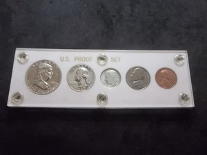 1957 Proof Set In Air Tight Holder