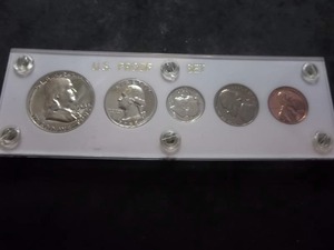 1958 Proof Set In Air Tight Holder