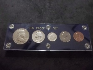 1959 Proof Set In Air Tight Holder