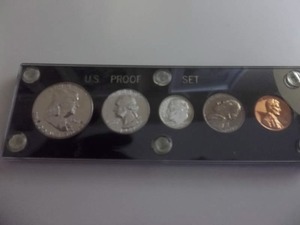 1961 Proof Set In Air Tight Holder