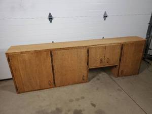 lot 27 image: 8 ft Wall Cabinet
