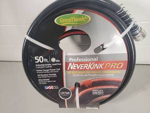 lot 47 image: Brand New 50 ft Neverkink Garden Hose