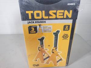 lot 61 image: New Pair of 3,000 lb Jack Stands