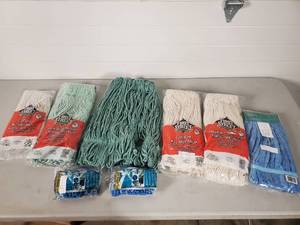 lot 78 image: Assorted Brand New Commercial Mop Heads