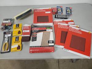 lot 80 image: New Sandpaper, Tools, Hardware