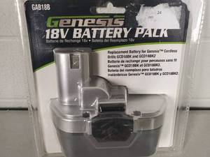 lot 84 image: New Genesis 18 volt Tool Battery