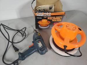lot 94 image: 10 inch Buffer, Black and Decker Drill