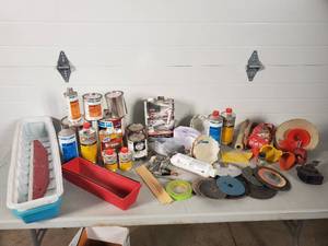 lot 103 image: Automotive Paint Supplies, Filters, Funnels, and More